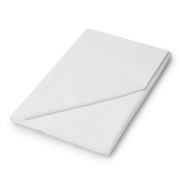 Plain Dye Polycotton Flat Sheet - Silver